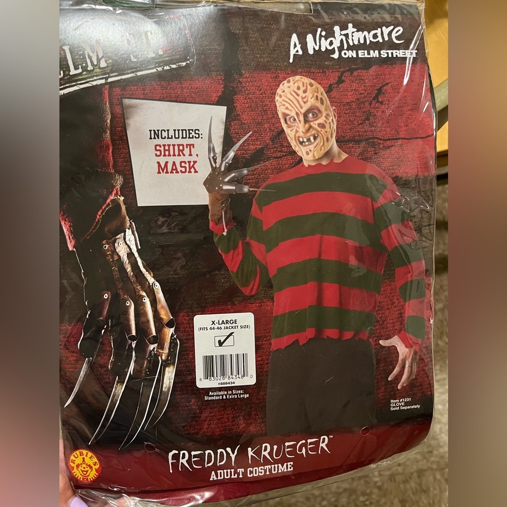 Adult Freddy Krueger Halloween Costume